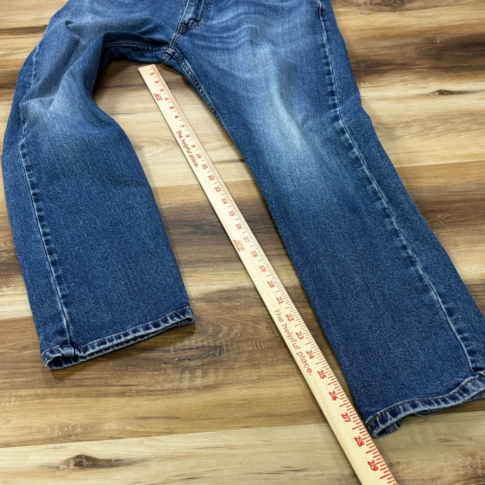 Levi's 512 Slim Taper Jeans W36 L30 Denim Cotton Stretch Blue Medium Wash